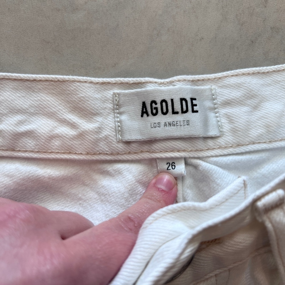AGOLDE Riley High Rise Straight Jeans - Picture 2 of 8